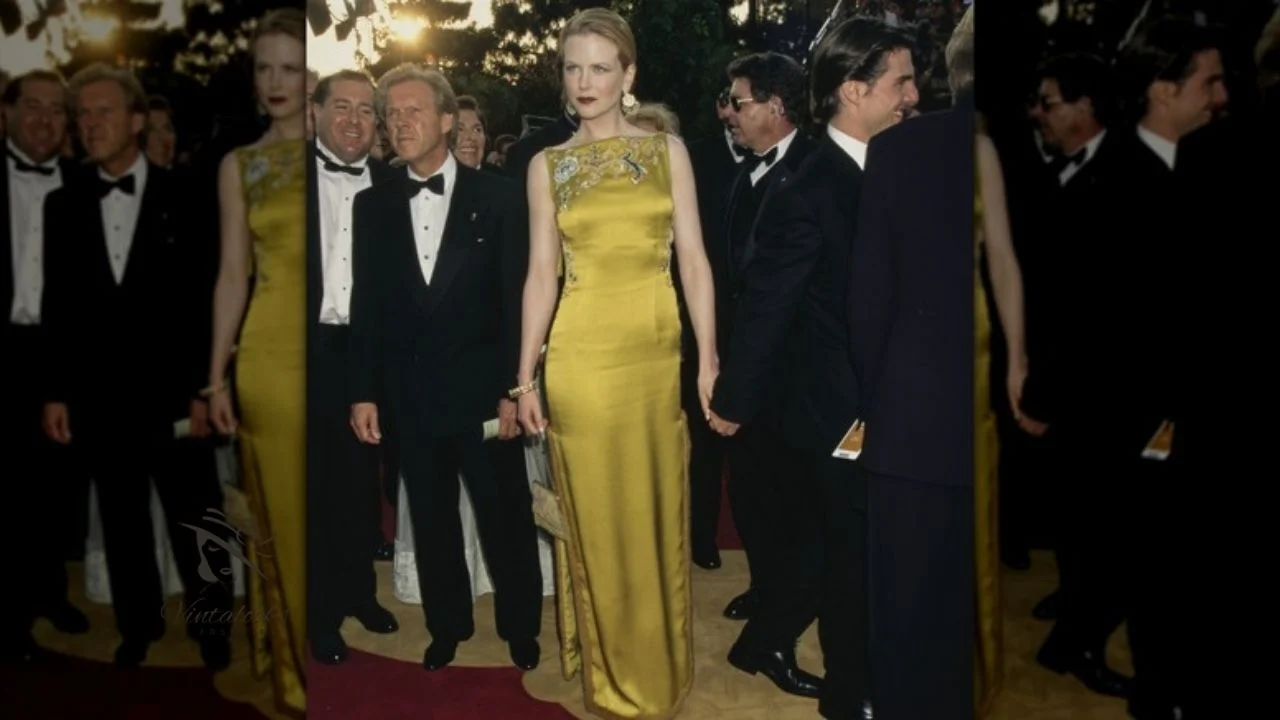  Nicole Kidman's Pale Yellow Dior Gown( 1997 Oscars)